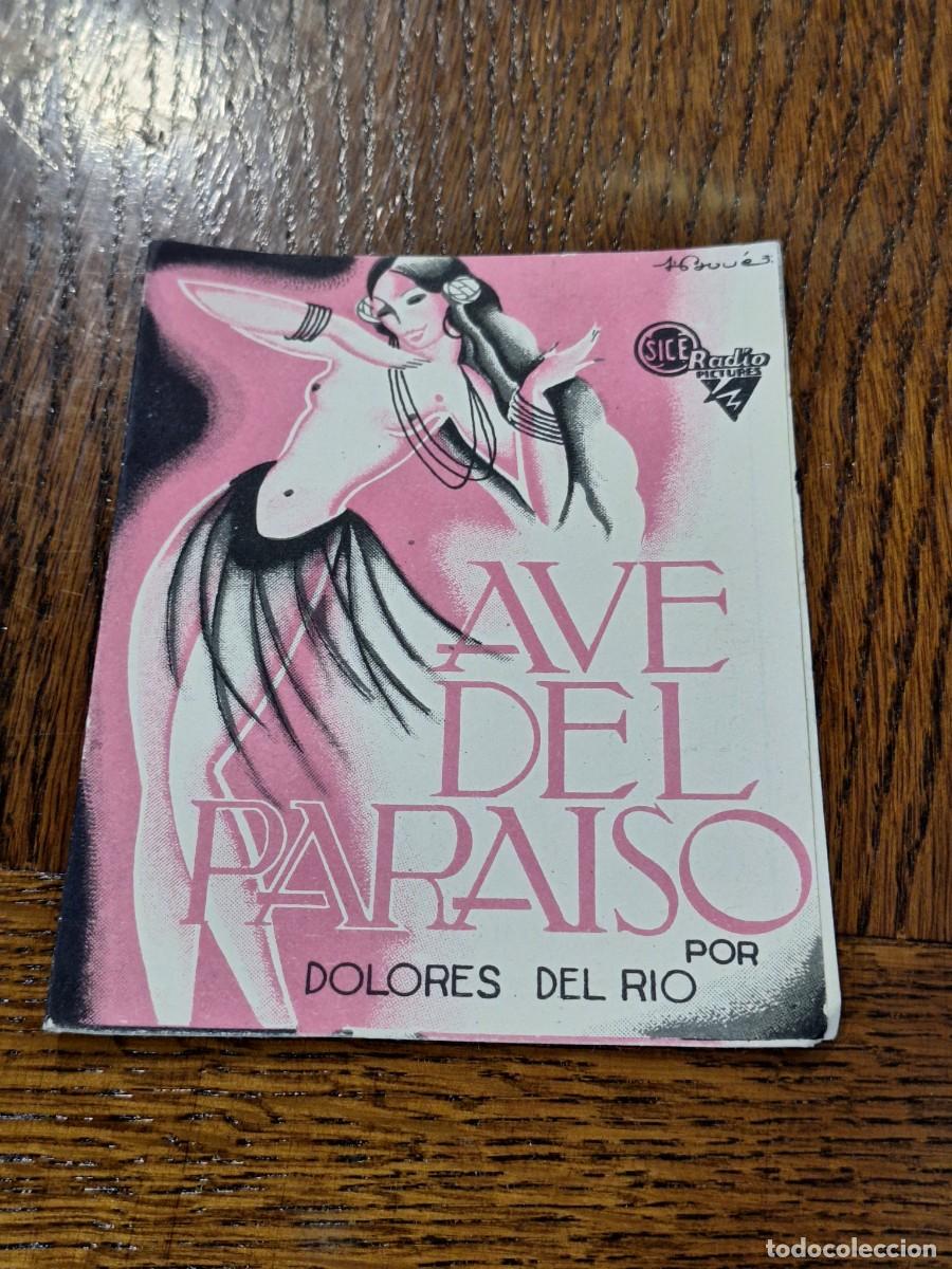 Cine: AVE DEL PARAISO PROGRAMA DOBLE RKO DOLORES DEL RIO JOEL MCCREA - Foto 1