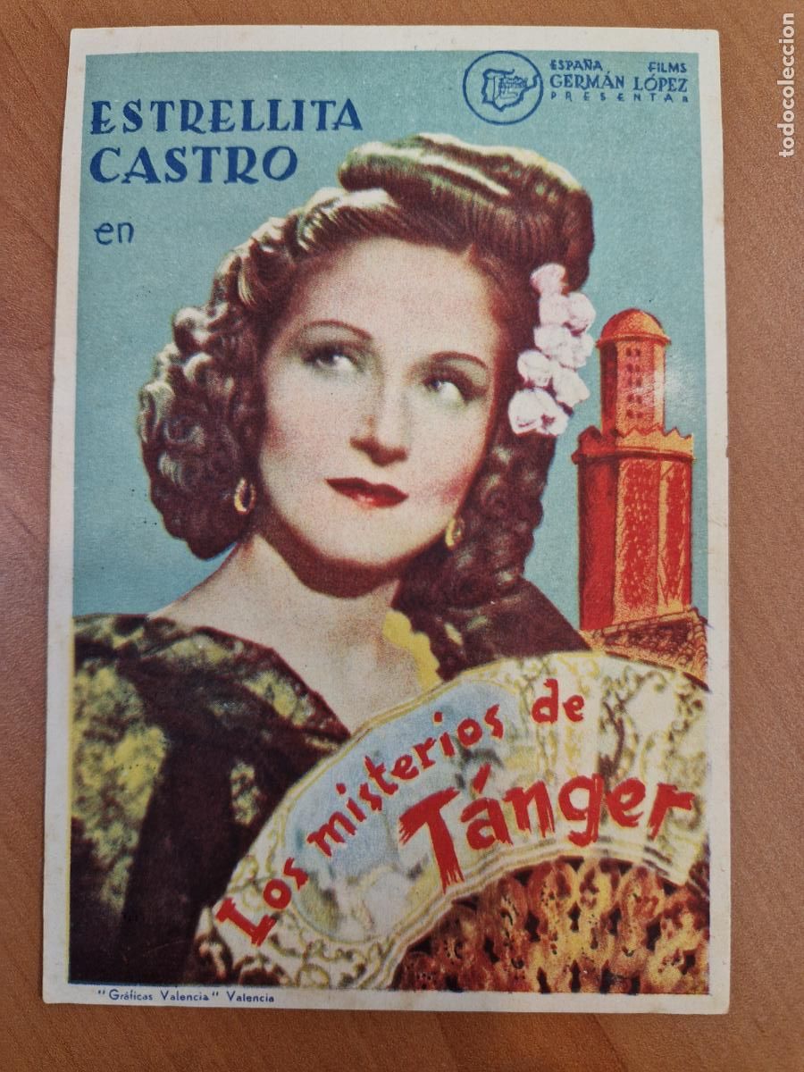 Cine: PROGRAMA DE CINE - PELICULA &rdquo;LOS MISTERIOS DE TANGER&rdquo; ESTRELLITA CASTRO - Foto 1