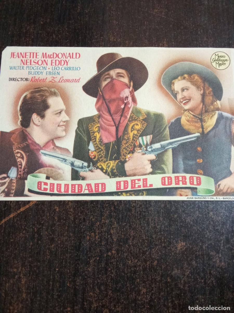 Cine: Ciudad del oro.Jeanette MacDonald.Nelson Eddy. - Foto 1