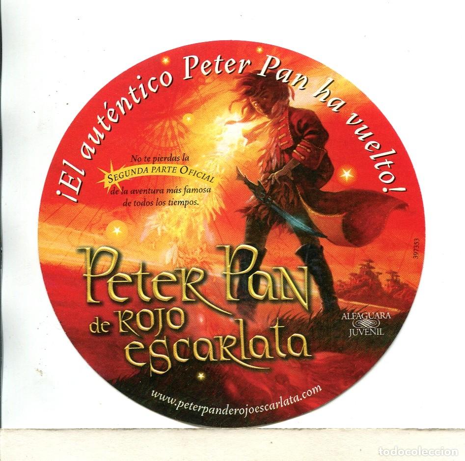 Cine: PETER PAN DE ROJO ESCARLATA. PEGATINA. - Foto 1