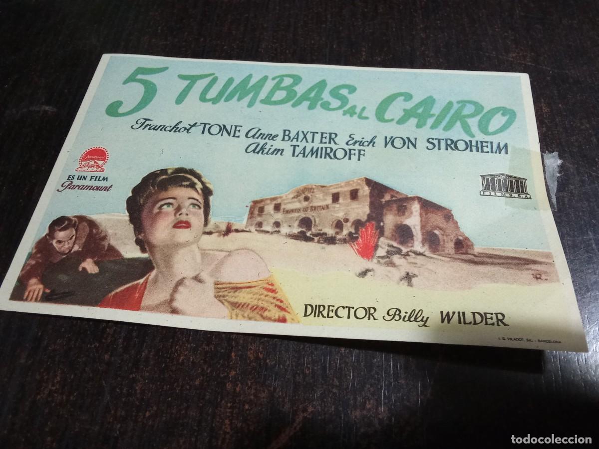 Cine: Cinco tumbas al cairo. - Foto 1