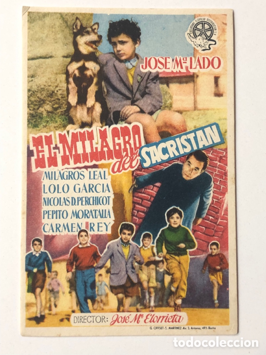 Cine: Programa El milagro del sacristan Milagros leal A3 - Foto 1