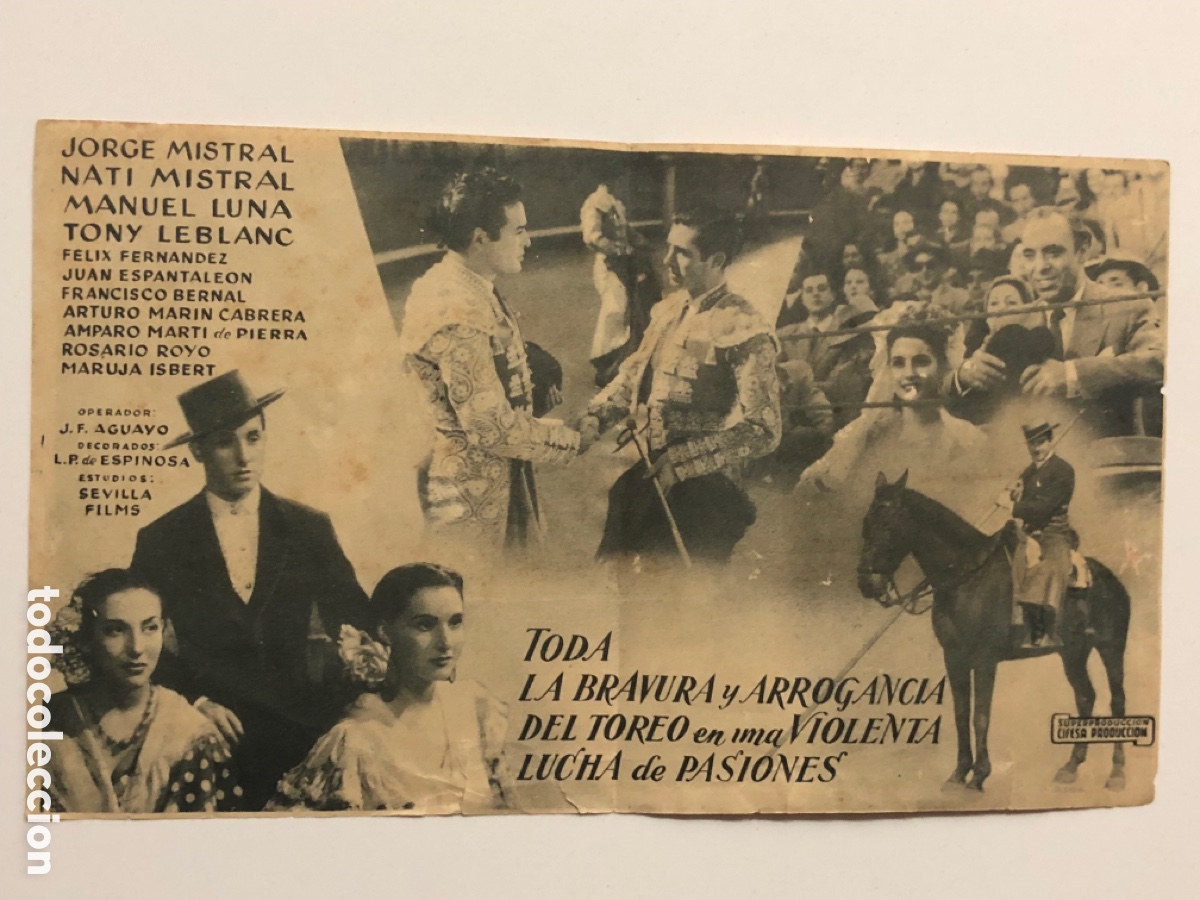 Cine: Programa Cifesa currito De la Cruz jorge mistral A3 - Foto 2