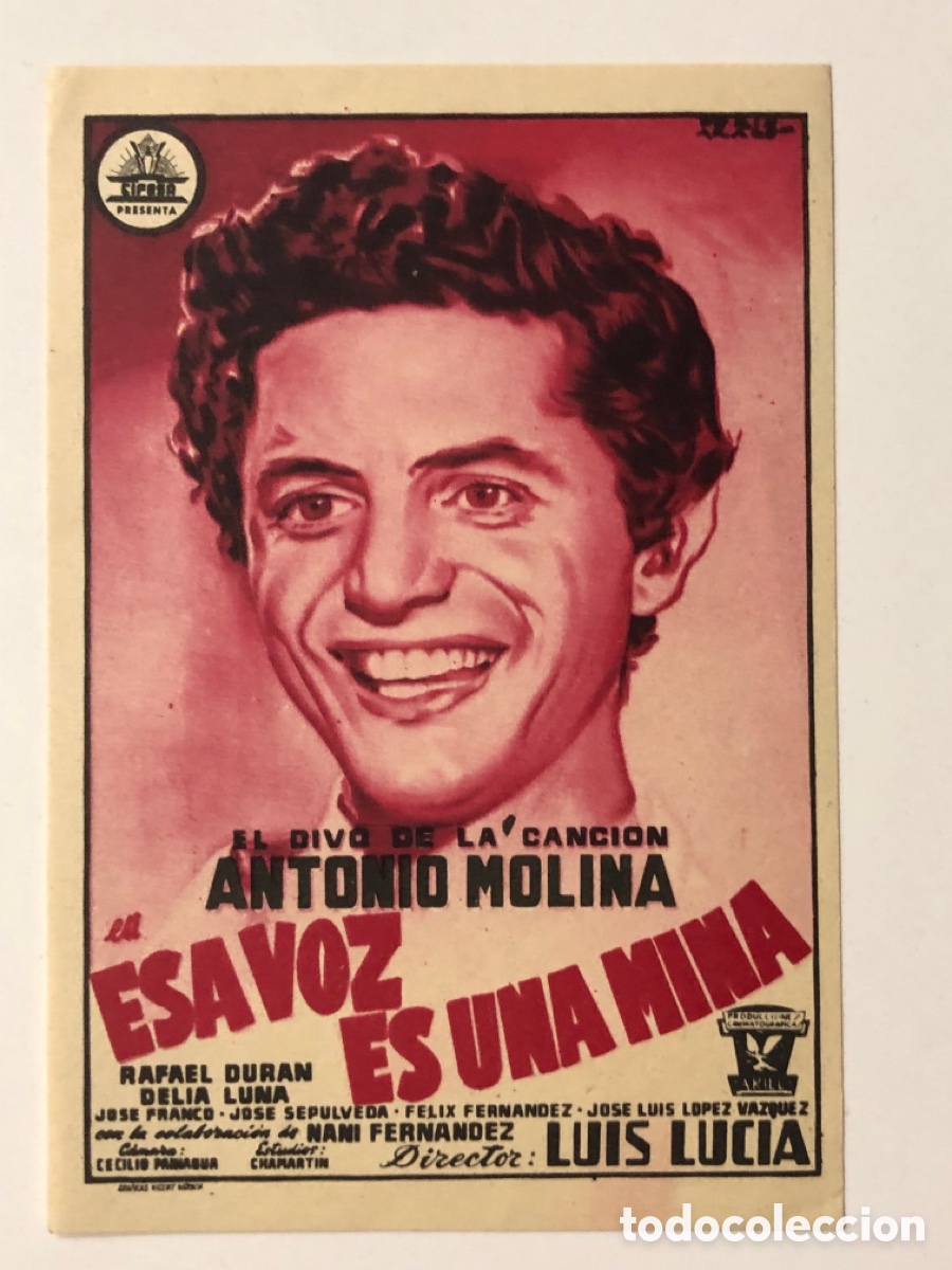 Cine: Programa esa voz es una mina Antonio Molina A5 - Foto 1