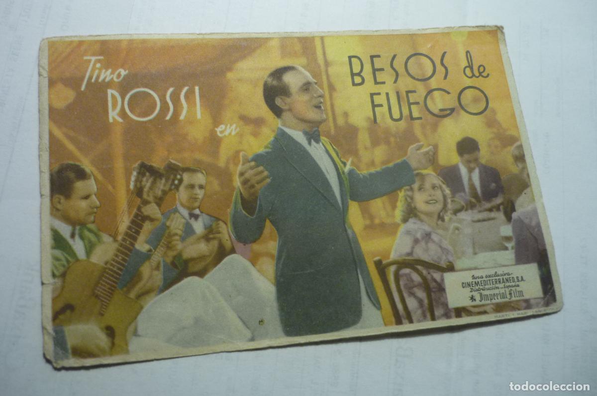 Cine: programa besos de fuego -tino rossi - Foto 1