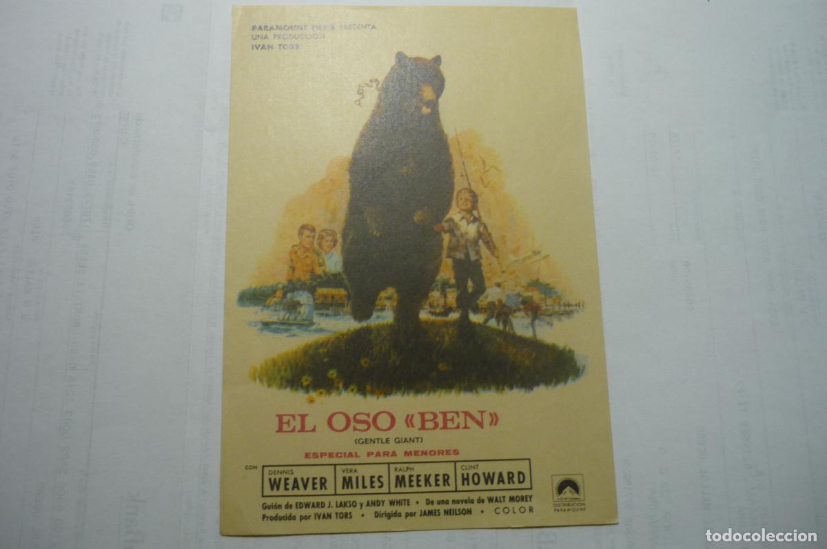 Cine: programa el oso ben vera miles - Foto 1