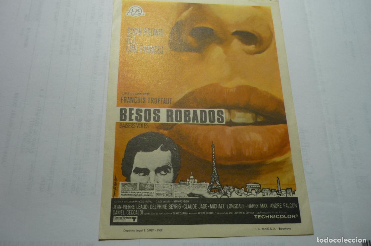 Cine: PROGRAMA BESOS ROBADOS -FRANCOIS TRUFFAUT - Foto 1