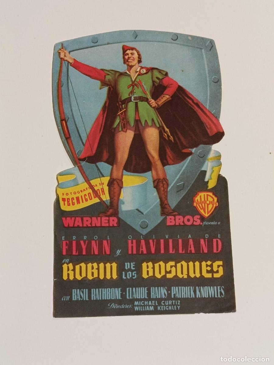 Cine: programa de cine robin de los bosques troquelado - Foto 1