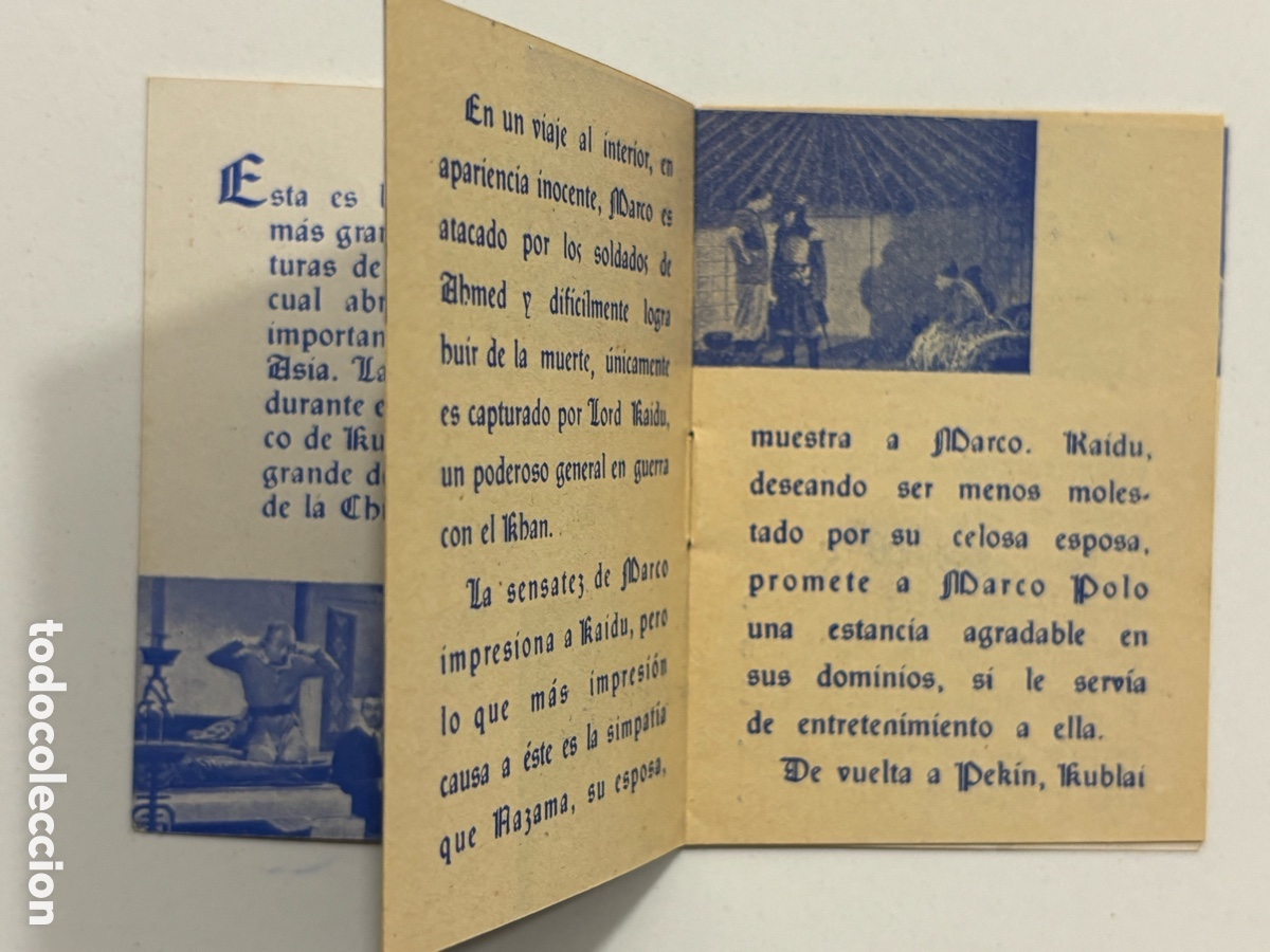 Cine: Programa mini librito las aventuras de Marco polo Gary Cooper A16 - Foto 3