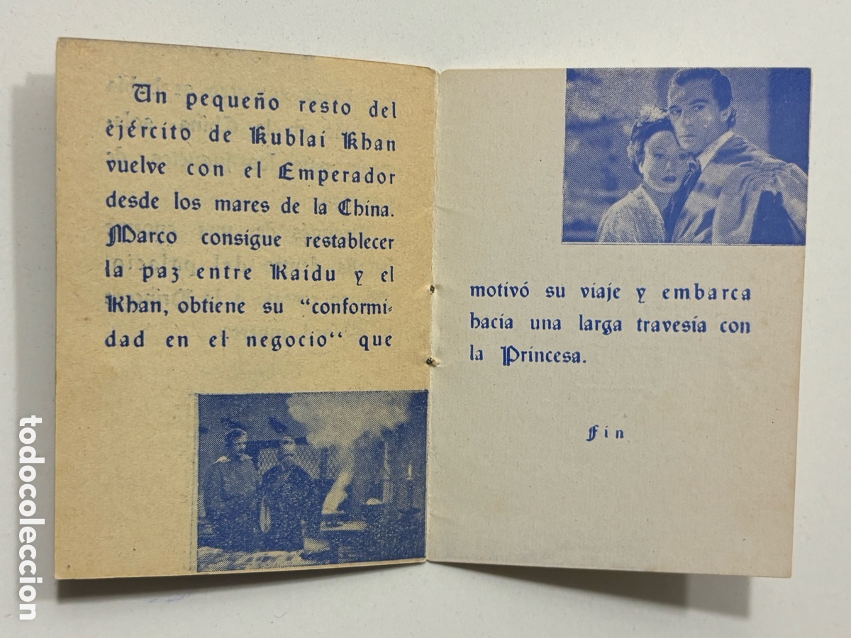 Cine: Programa mini librito las aventuras de Marco polo Gary Cooper A16 - Foto 7