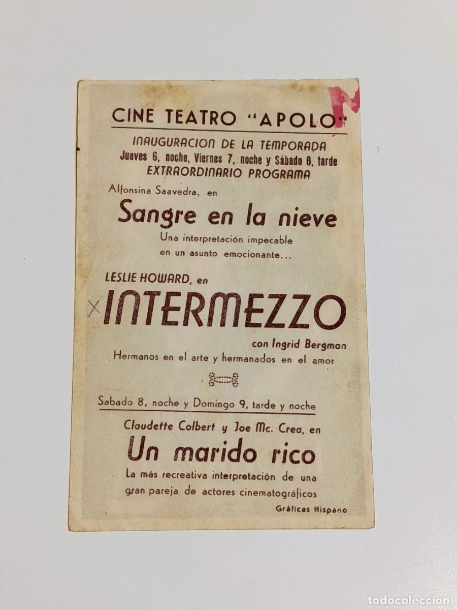 Cine: Programa de cine Intermezzo - Foto 2