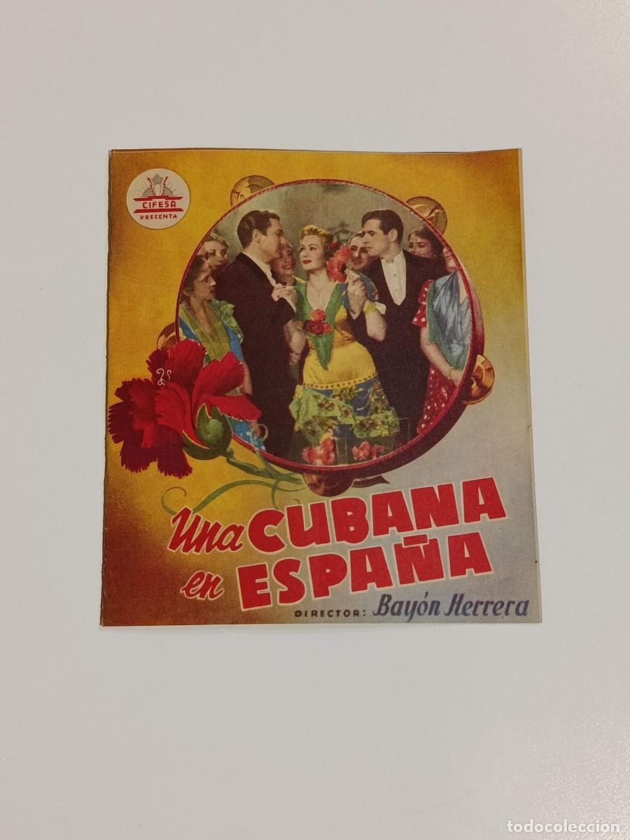 Cine: Programa de cine Una cubana en Espa&ntilde;a - Foto 1