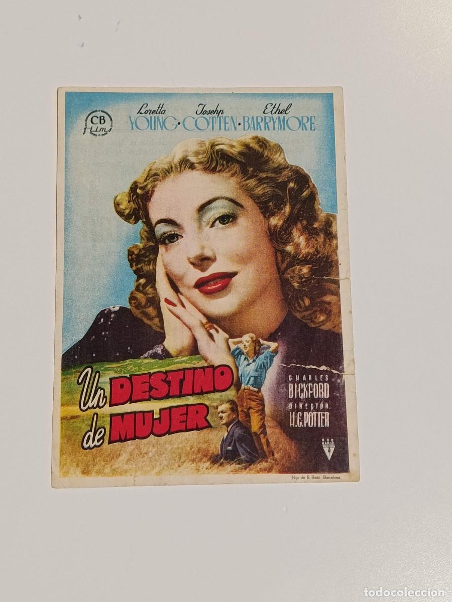 Cine: Programa de cine Un destino de mujer - Foto 1