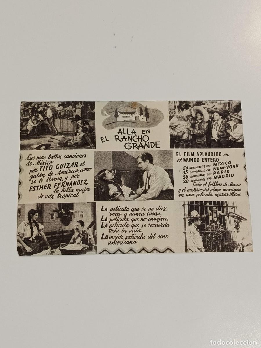 Cine: Programa de cine All&aacute; en el rancho grande - Foto 2