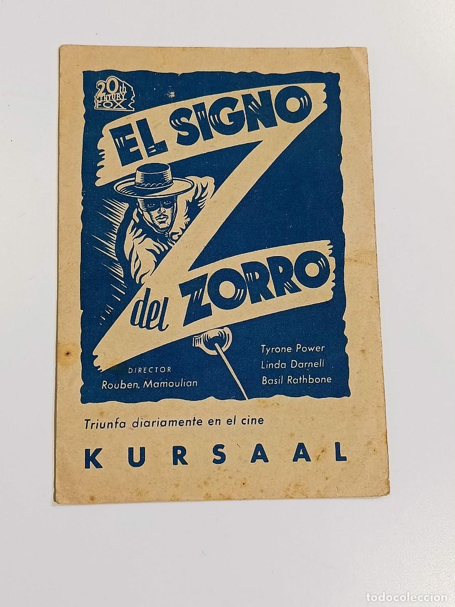 Cine: Programa de cine El signo del zorro - Foto 1