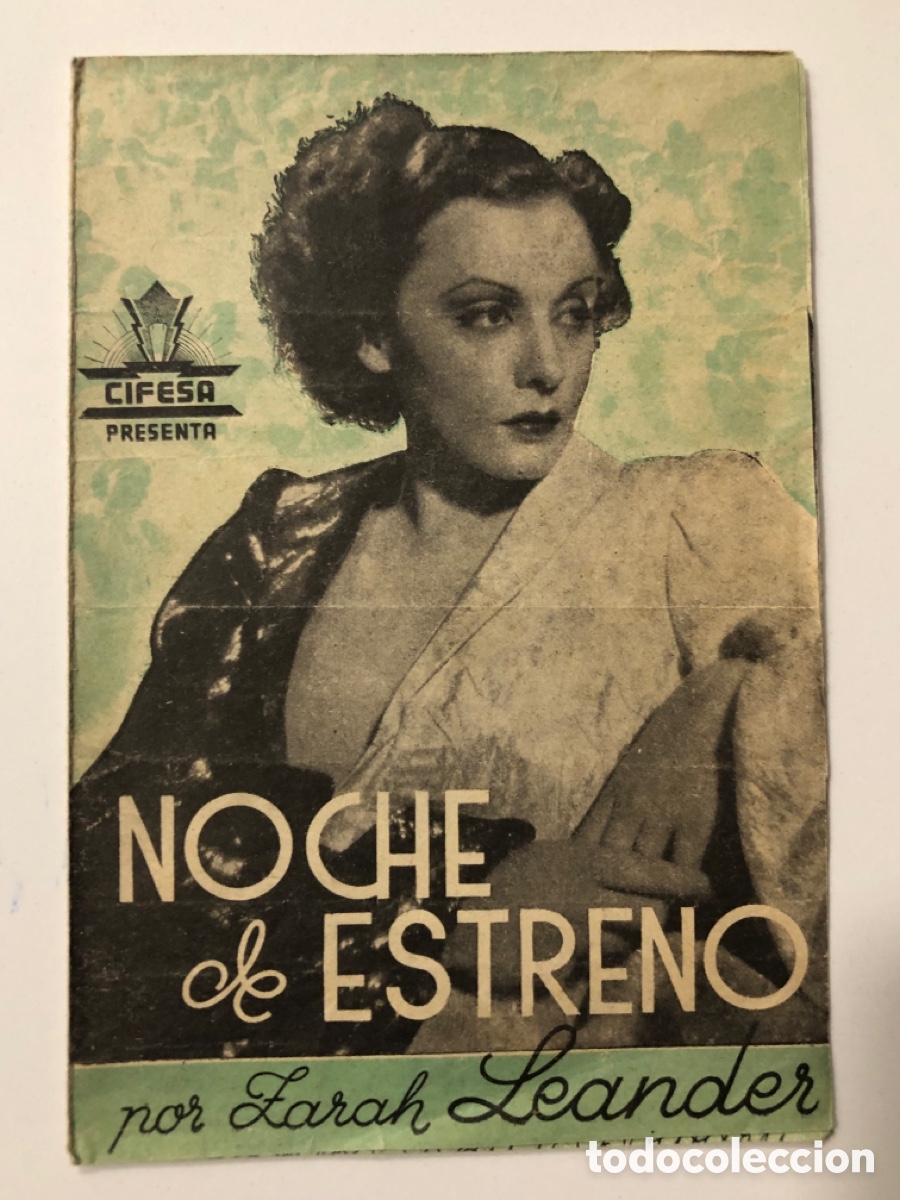 Cine: Programa Cifesa noche de estreno Zarah leander A16 - Foto 1