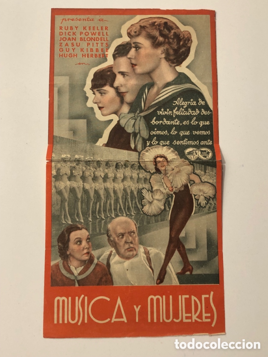 Cine: Programa m&uacute;sica y mujeres Ruby Keeler A16 - Foto 2