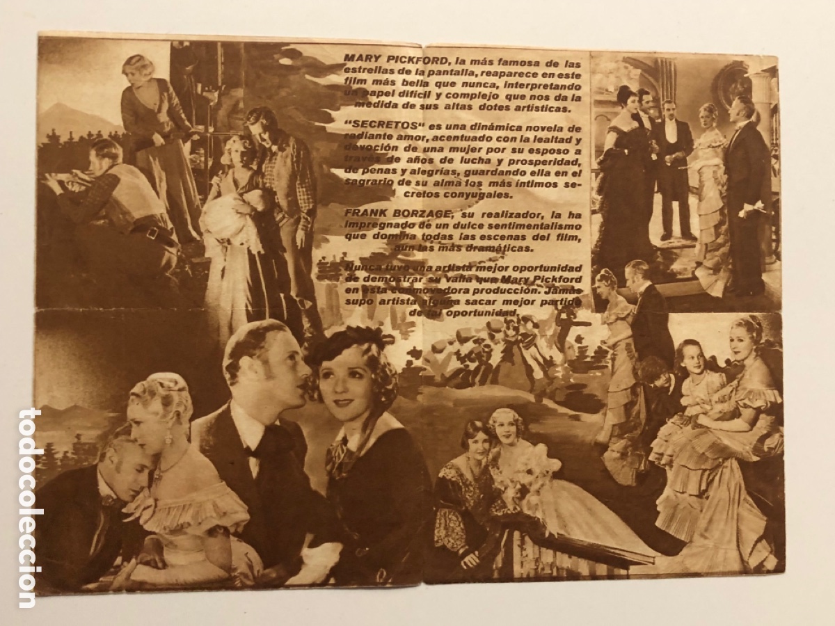 Cine: Programa Secretos Mary Pickford Leslie Howard A16 - Foto 2