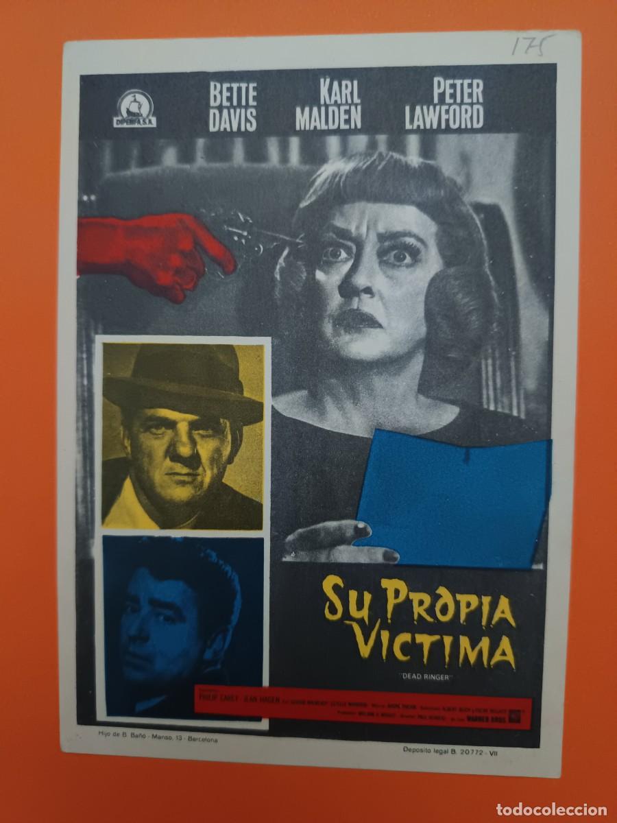  Flyers Publicitaires de films Anciens: PROGRAMA DE CINE SU PROPIA VICTIMA