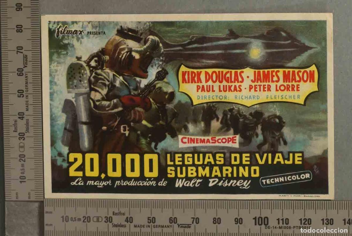 Cine: PROGRAMA DE CINE. 20000 LEGUAS DE VIAJE SUBMARINO - Foto 1