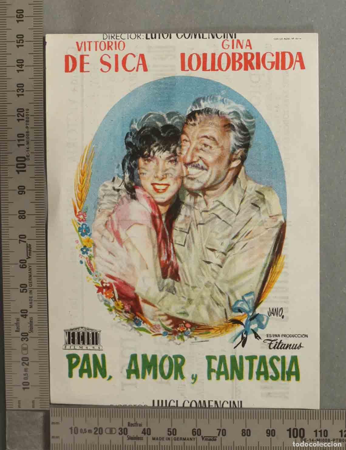 Cine: PROGRAMA DE CINE. PAN AMOR FANTASIA - Foto 1