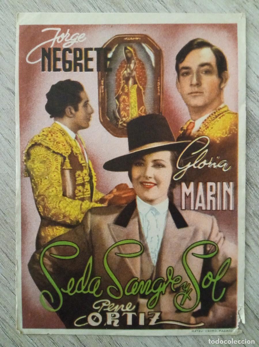 Cine: SEDA SANGRE Y SOL, JORGE NEGRETE, TOROS - Foto 1