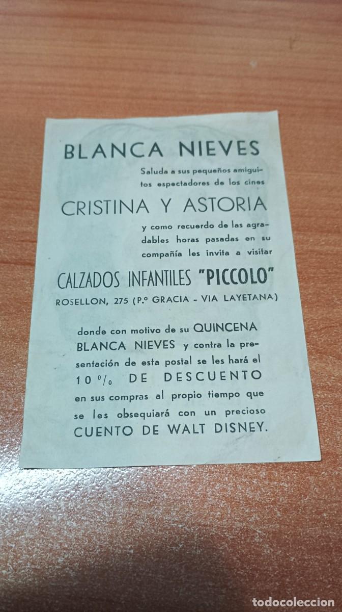 Cine: Blancanieves folleto de cine - Foto 2