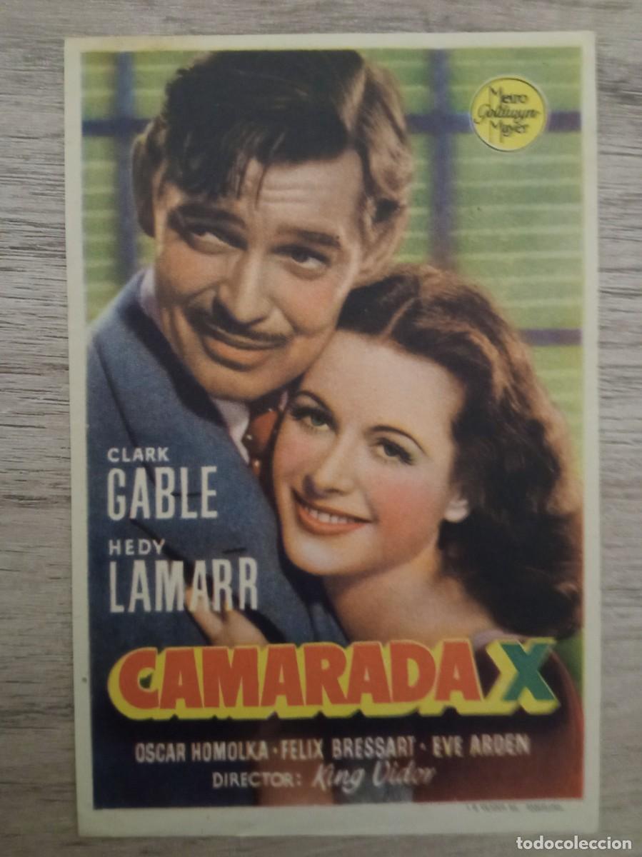 Cine: CAMARADA X, CLARK GABLE, HEDY LAMARR - Foto 1