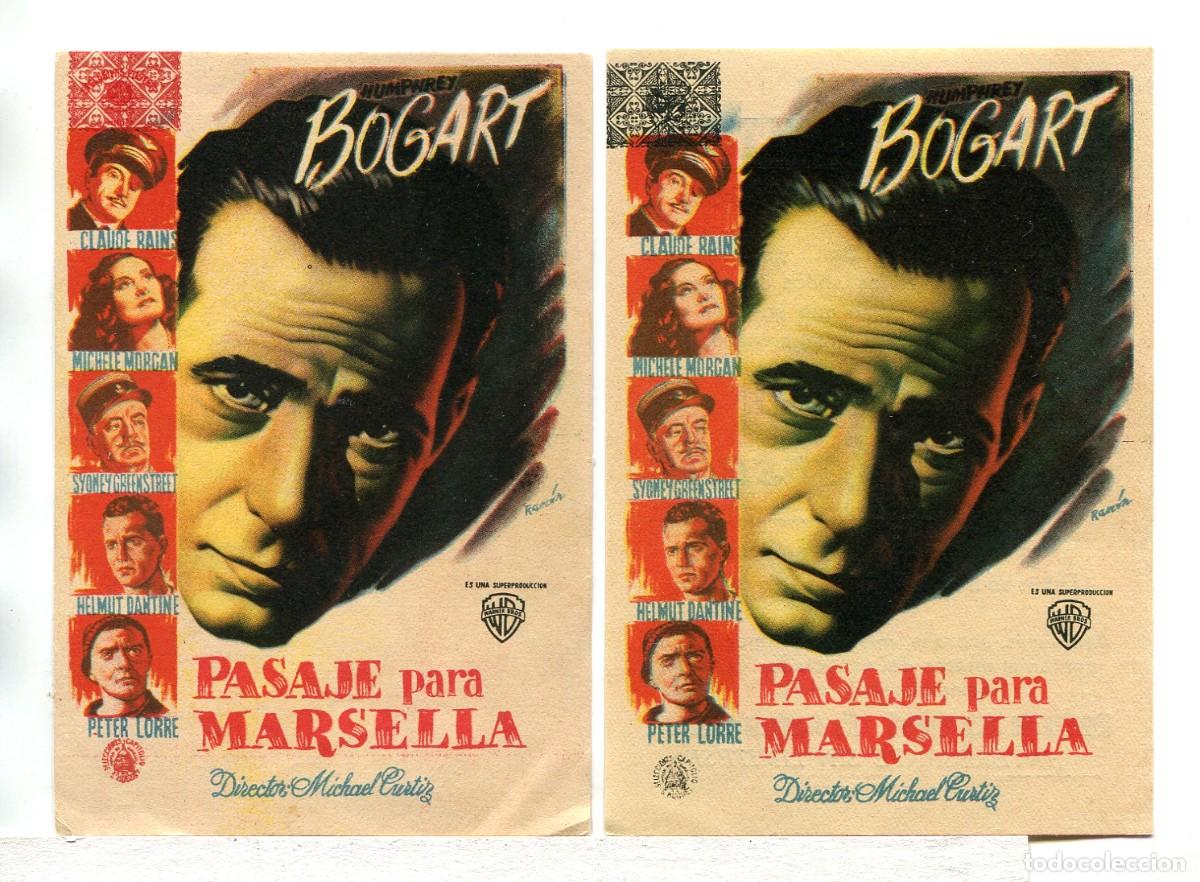 Cine: PASAJE PARA MARSELLA, con Humphrey Bogart. - Foto 1