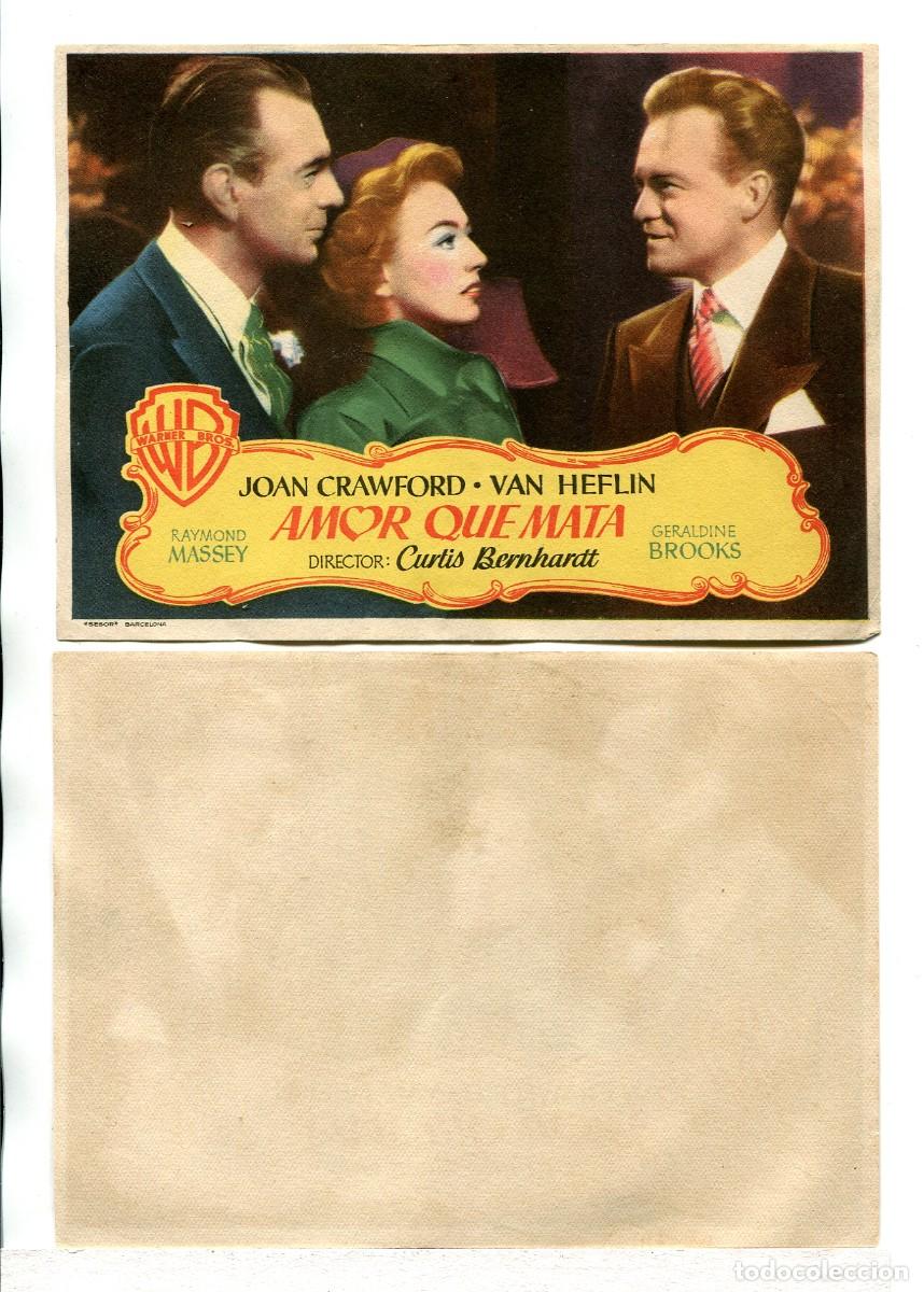 Cine: EL AMOR QUE MATA, con JOAN CRAWFORD. - Foto 1