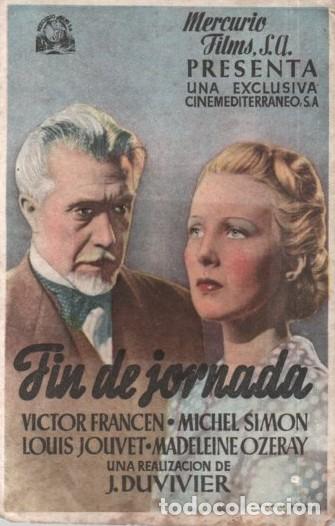 Cine: PROGRAMA DE CINE: FIN DE JORNADA PC-10919 - Foto 1