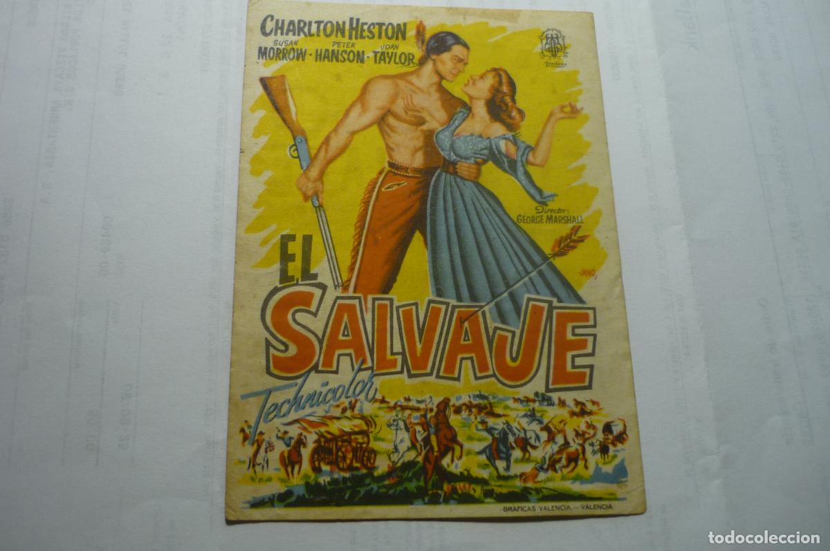 Cine: programa el salvaje charlton heston publicidad rc - Foto 1
