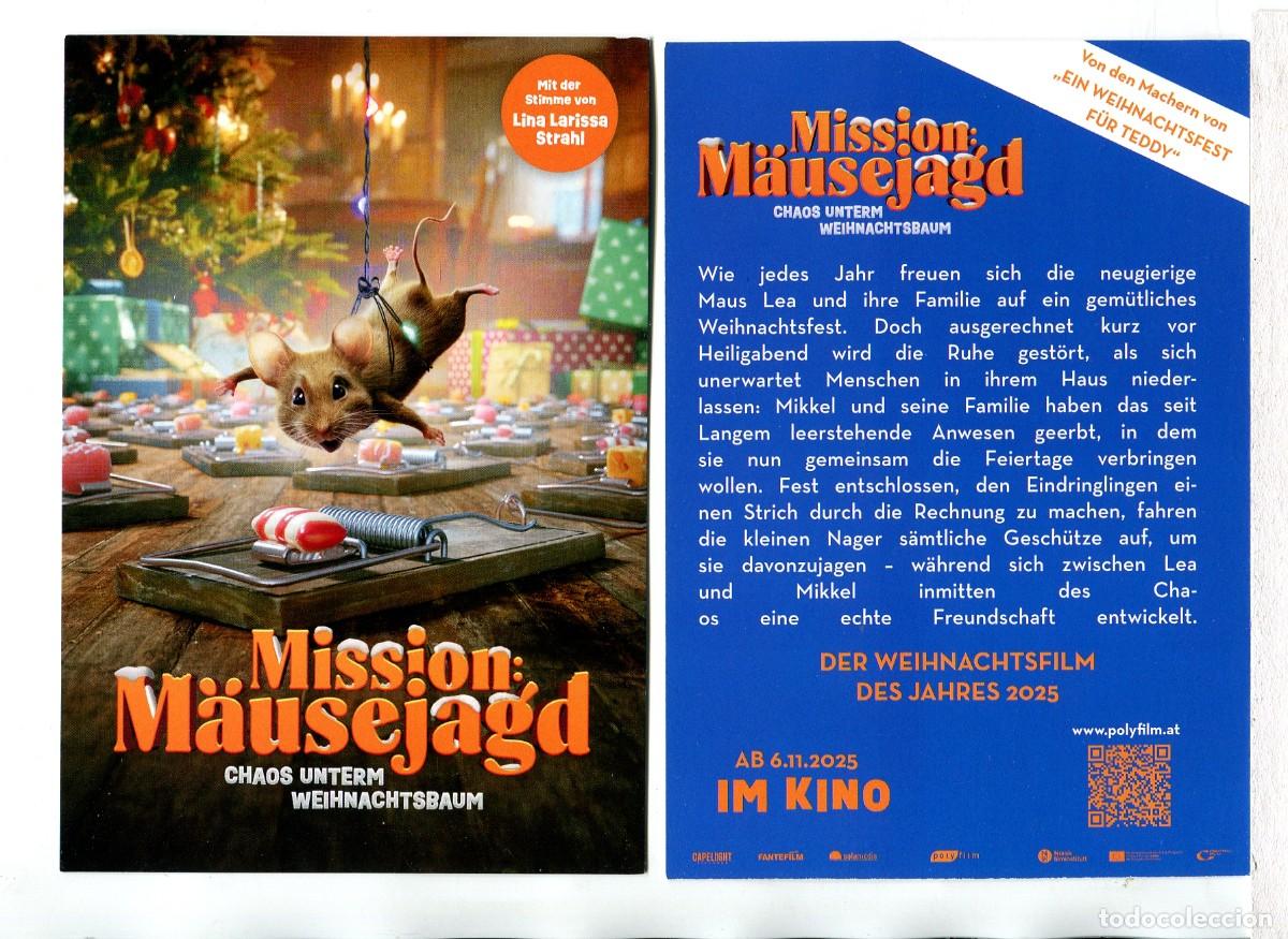 Cine: MISSION: M&Auml;USEJAGD, de Chaos Unterm. PROGRAMA AUSTRIACO. - Foto 1