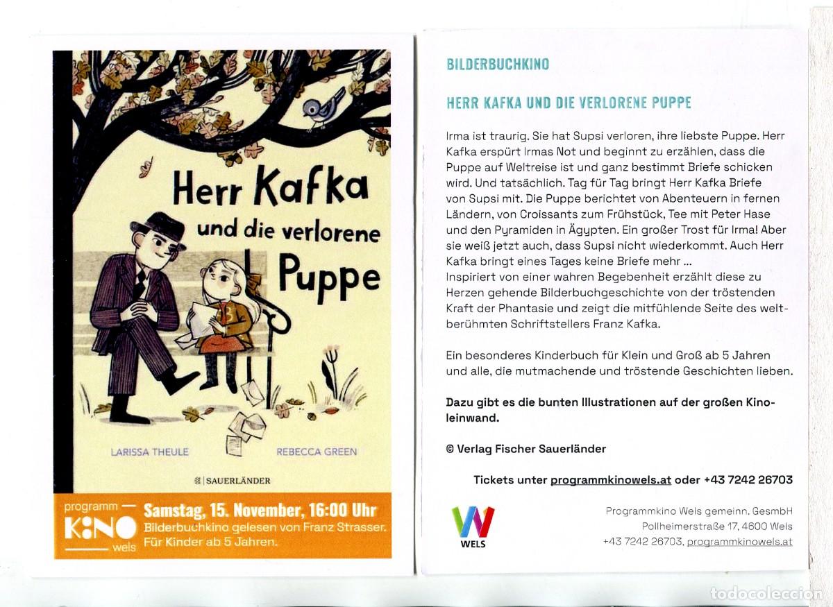Cine: HERR KAFKA, con Rebecca Green. PROGRAMA AUSTRIACO. - Foto 1