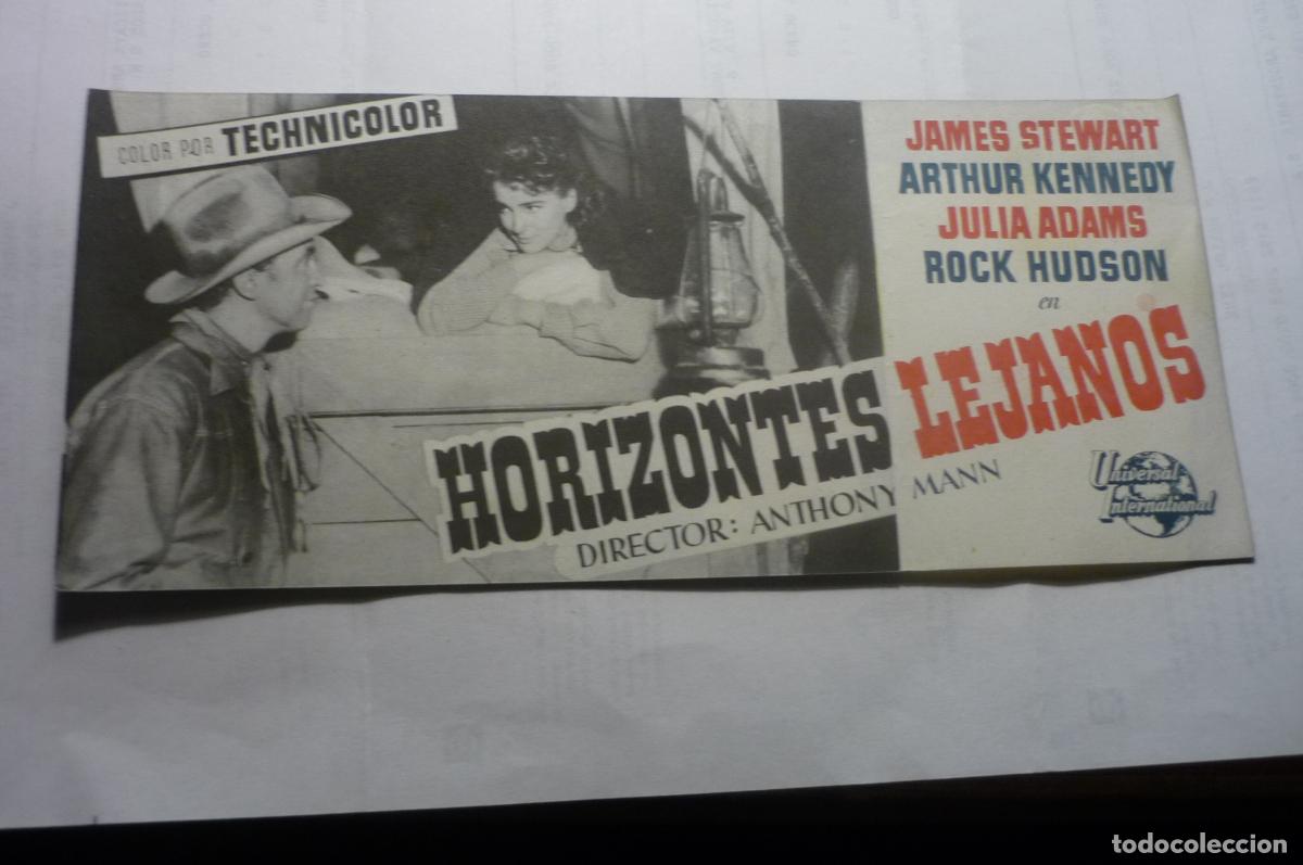 Cine: programa doble horizontes lejanos james stewart - Foto 1