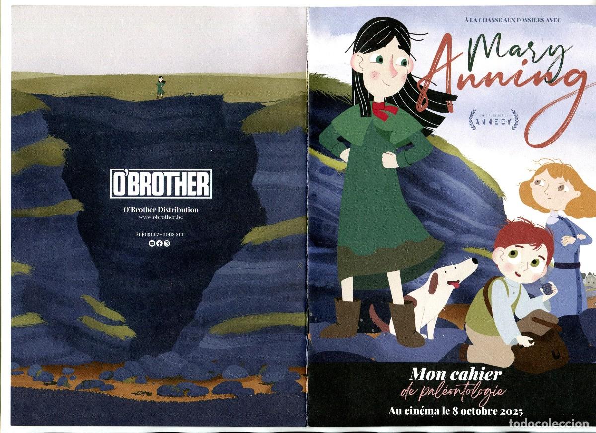 Cine: MARY ANNING. DIBUJOS ANIMADOS. PROGRAMA BELGA 15 X 21 cms.. - Foto 1