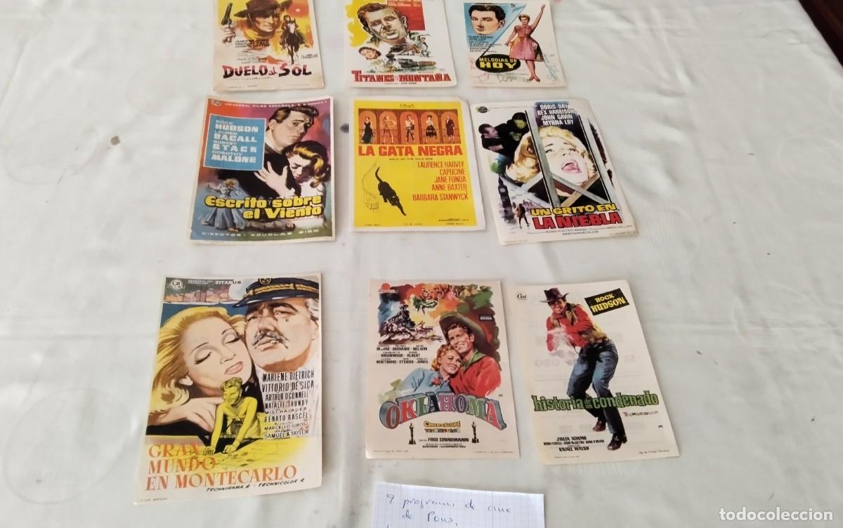 Cine: PONS , TARREGA , 9 PROGRAMAS DE MANO DE CINE , UNO SIN PUBLICIDAD - Foto 1