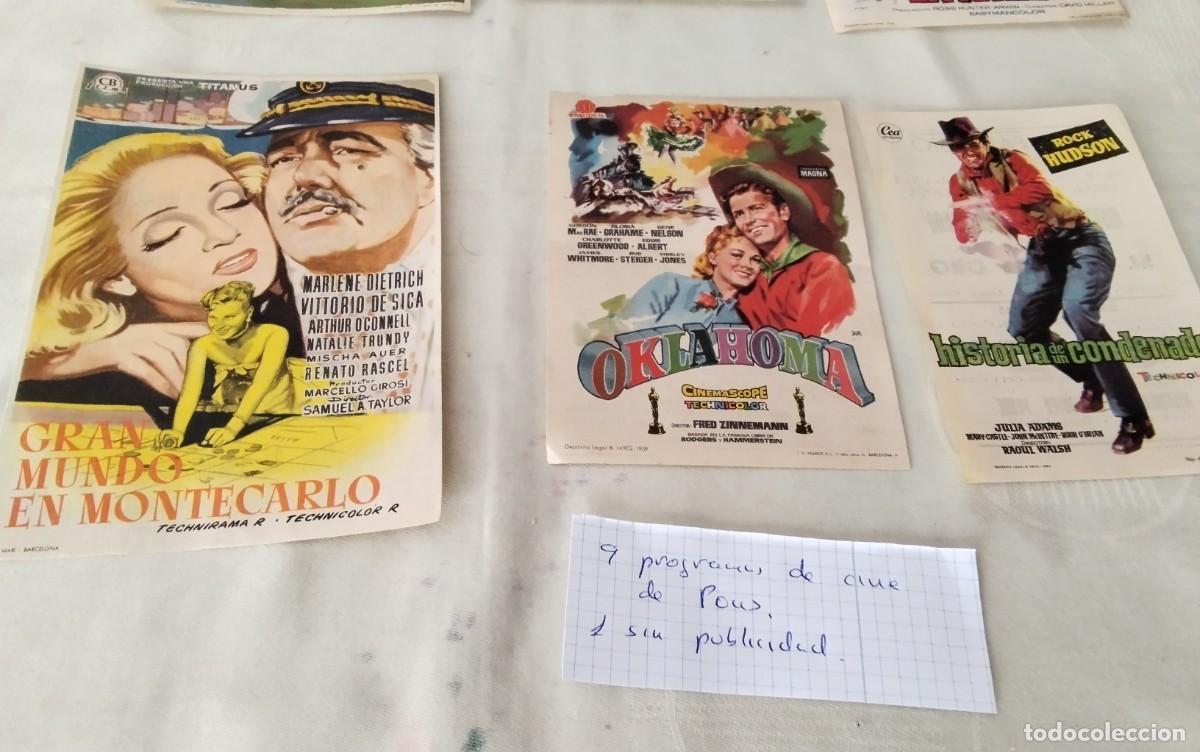Cine: PONS , TARREGA , 9 PROGRAMAS DE MANO DE CINE , UNO SIN PUBLICIDAD - Foto 2