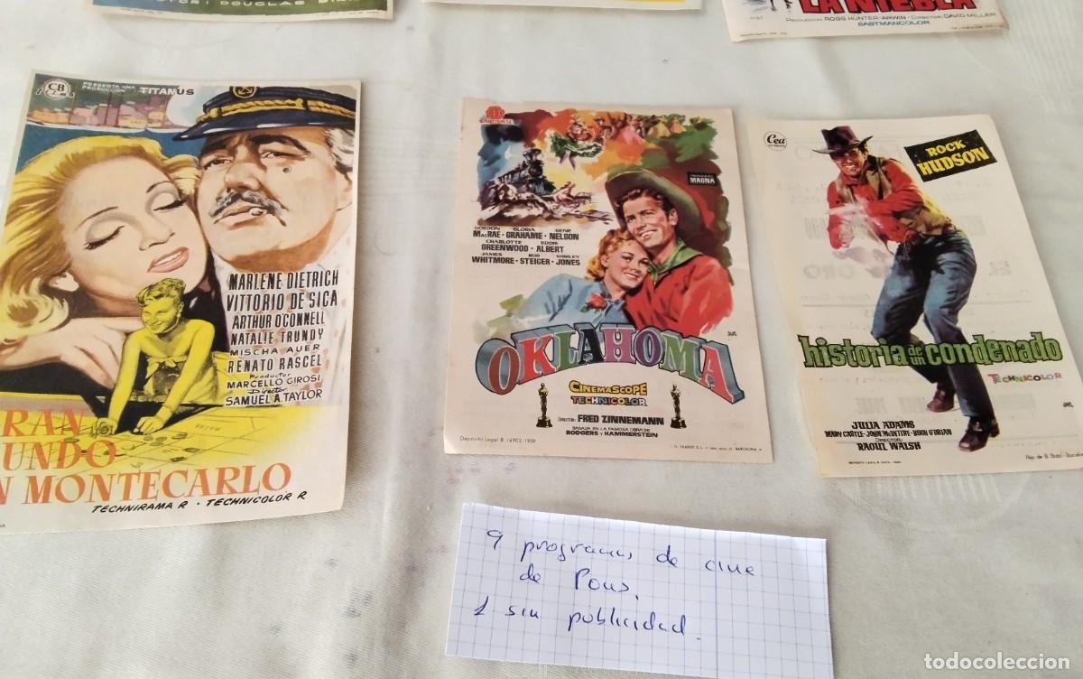 Cine: PONS , TARREGA , 9 PROGRAMAS DE MANO DE CINE , UNO SIN PUBLICIDAD - Foto 3