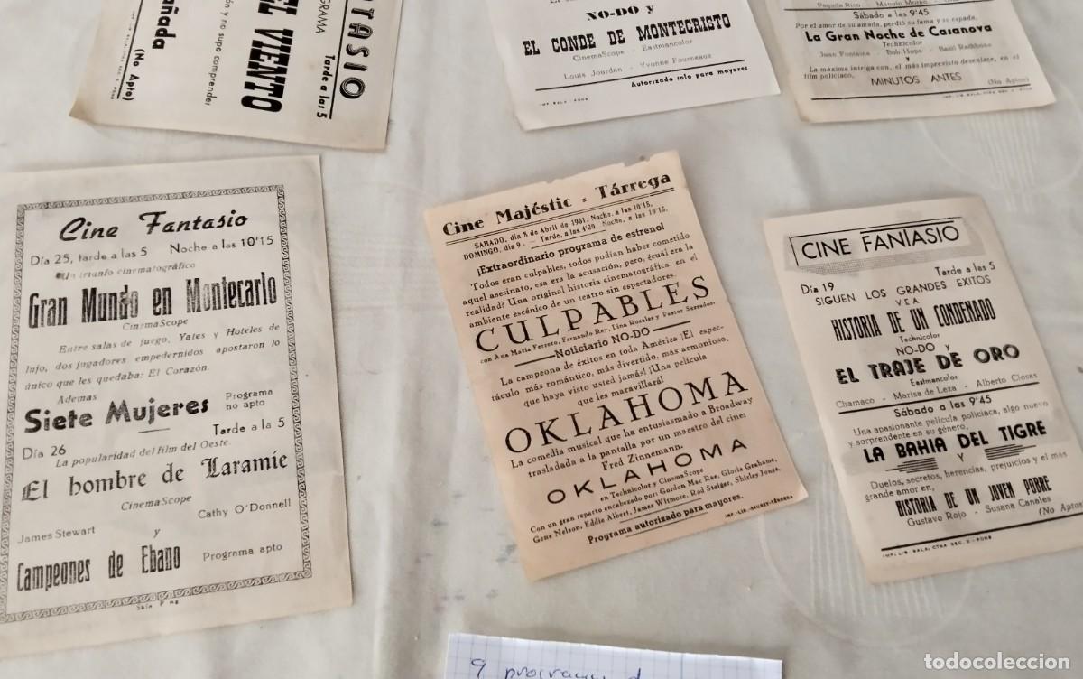 Cine: PONS , TARREGA , 9 PROGRAMAS DE MANO DE CINE , UNO SIN PUBLICIDAD - Foto 9