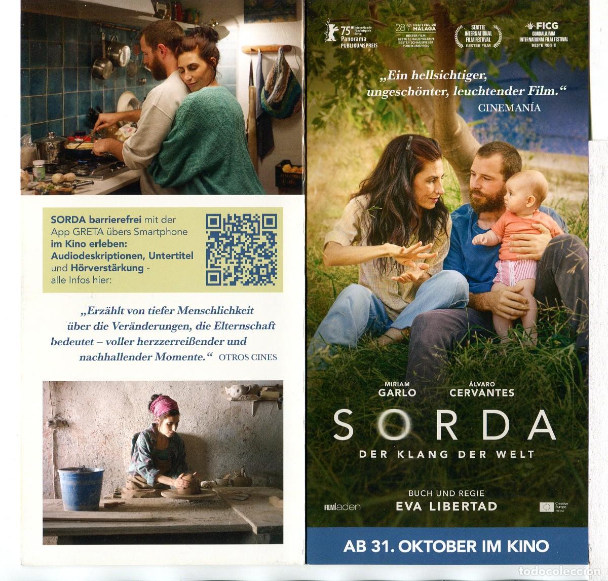 Cine: SORDA, de Eva Libertad. PROGRAMA AUSTRIACO 10,5 X 21 cms.. - Foto 1