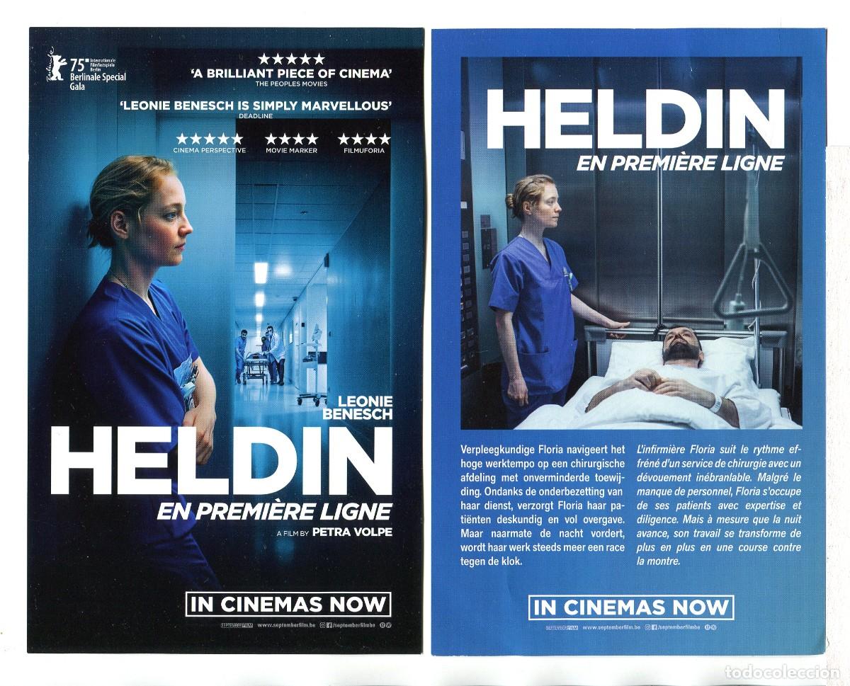 Cine: HELDIN EN PREMI&Eacute;RE LIGNE, de Petra Volpe. PROGRAMA AUSTRIACO 12 X 19 cms.. - Foto 1