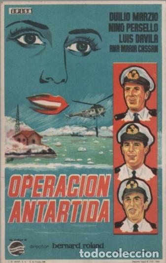 Cine: PROGRAMA DE CINE: OPERACI&Oacute;N ANTARTIDA PC-10937 - Foto 1