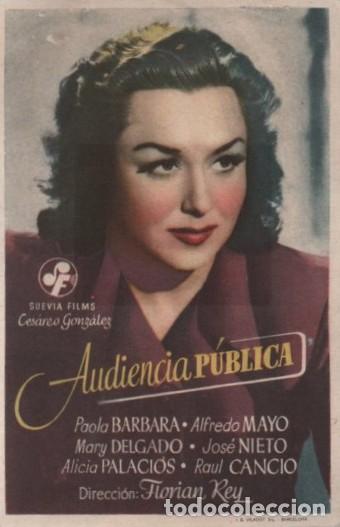 Cine: PROGRAMA DE CINE: AUDIENCA P&Uacute;BLICA PC-10939 - Foto 1