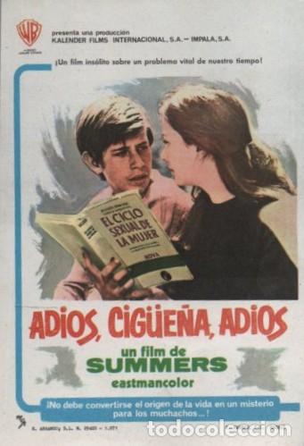 Cine: PROGRAMA DE CINE: ADI&Oacute;S CIG&Uuml;E&Ntilde;A, ADI&Oacute;S PC-10957 - Foto 1