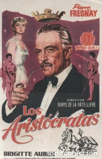 Cine: PROGRAMA DE CINE: LOS ARIST&Oacute;CRATAS PC-10963 - Foto 1