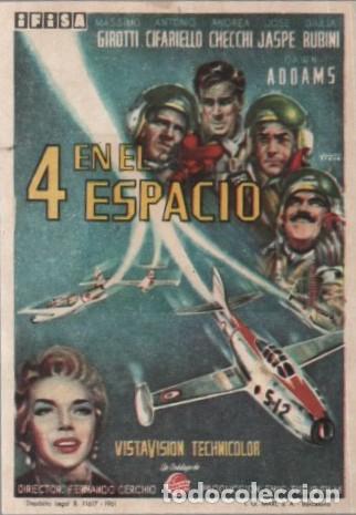 Cine: PROGRAMA DE CINE: 4 EN EL ESPACIO PC-10964 - Foto 1