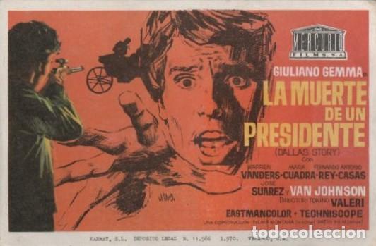Cine: PROGRAMA DE CINE: LA MUERTE DE UN PRESIDENTE PC-10971 - Foto 1