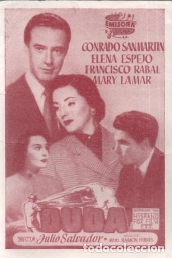 Cine: PROGRAMA DE CINE: DUDA PC-10992 - Foto 1