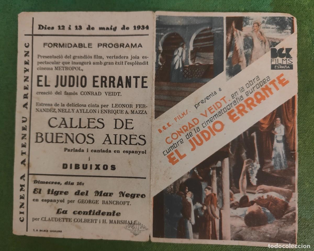 Cine: PROGRAMA DE CINE EL JUDIO ERRANTE / CINEMA ATENEU ARENYENC - Foto 1